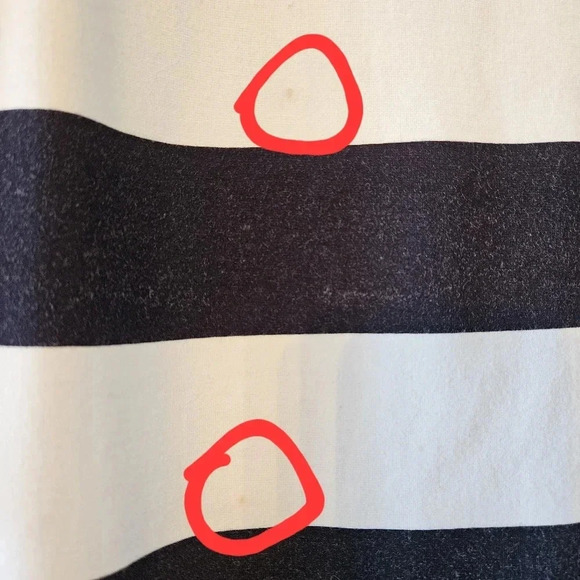 Lauren Ralph Lauren Striped Quarter Sleeve Mini Black and White Casual Dress XS - Picture 11 of 11